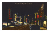 Night  Yonge Street  Toronto