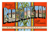 Greetings from Bloomington  Illinois