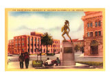Trojan Statue  UC  Los Angeles  California