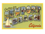 Greetings from Newport Beach  California