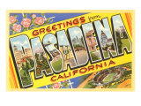 Greetings from Pasadena  California