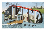 Greetings from Alpena  Michigan