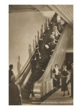 Escalator Marshall Fields  Chicago  Illinois