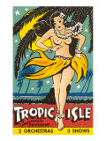 Tropical Girl Pin Up