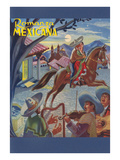 Romanza Mexicana Poster  Village Scene at Night