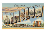 Greetings from Winslow  Arizona