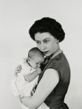 Queen Elizabeth II with Prince Edward  England