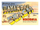 Greetings from Savannah Beach  Georgia