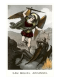 St Michael the Archangel Fighting Dragon