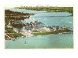 Aerial View  USNA  Annapolis  Maryland