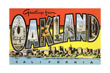 Greetings from Oakland  California