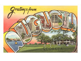 Greetings from Augusta  Georgia