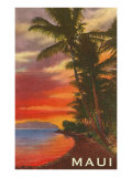 Sunset  Maui  Hawaii