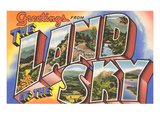 Greetings from the Land of the Sky  North Carolina