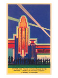 Art Deco Entrance  Chicago World's Fair