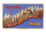 Greetings from Minneapolis  Minnesota