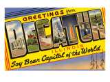 Greetings from Decatur  Illinois
