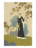 Princess with Whippets