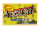 Greetings from Augusta  Maine