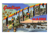 Greetings from Lewiston  Maine