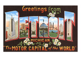 Greetings from Detroit  Michigan