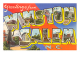 Greetings from Winston-Salem  North Carolina