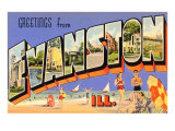 Greetings from Evanston  Illinois