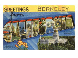 Greetings from Berkeley  California