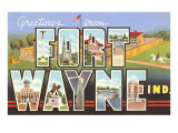Greetings from Ft Wayne  Indiana