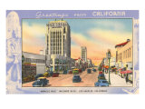 Greetings from California  Miracle Mile  Los Angeles  California