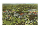 Aerial View  University of Kansas  Lawrence  Kansas