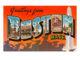 Greetings from Boston  Massachusetts