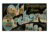Greetings from Old Orchard  Maine