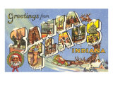 Greetings from Santa Claus  Indiana
