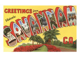 Greetings from Savannah  Georgia