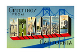 Greetings from Oakland  California