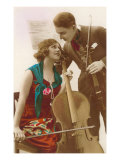 Cellist and Violinist