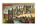 Greetings from Norwich  Connecticut