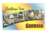 Greetings from Savannah  Georgia