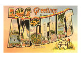Greetings from Los Angeles  California