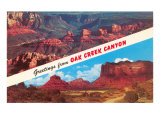 Greetings from Oak Creek Canyon  Arizona