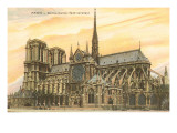 Notre Dame Cathedral  Paris  France