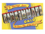 Message from Cincinnati  Ohio