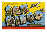 Greetings from San Diego  California