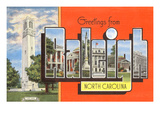 Greetings from Raleigh  North Carolina