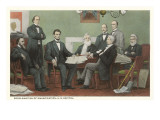 Emancipation Proclamation Signing  Lincoln and Cabinet