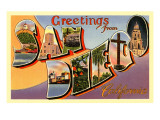 Greetings from San Diego  California