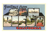 Greetings from San Diego  California