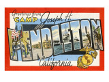 Greetings from Camp Pendleton  California