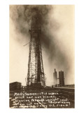 Spurting Oil Well  Oklahoma